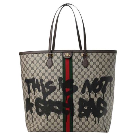 gucci envy graffiti bag|gucci and balenciaga collab.